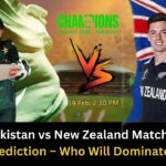 Pakistan vs New Zealand